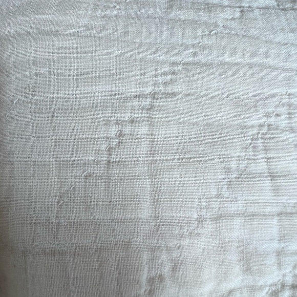 VTG Embroidered Lily Pad Floral Hand Stitched Quilt Lavender White Unique FLAWS - Picture 7 of 15